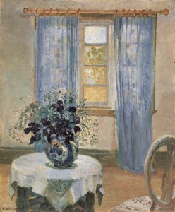 Blue Clematis in the Artist